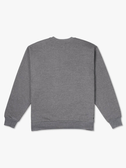 Strike Mvmnt Base Oversized Crewneck Dark Grey Terry Fleece