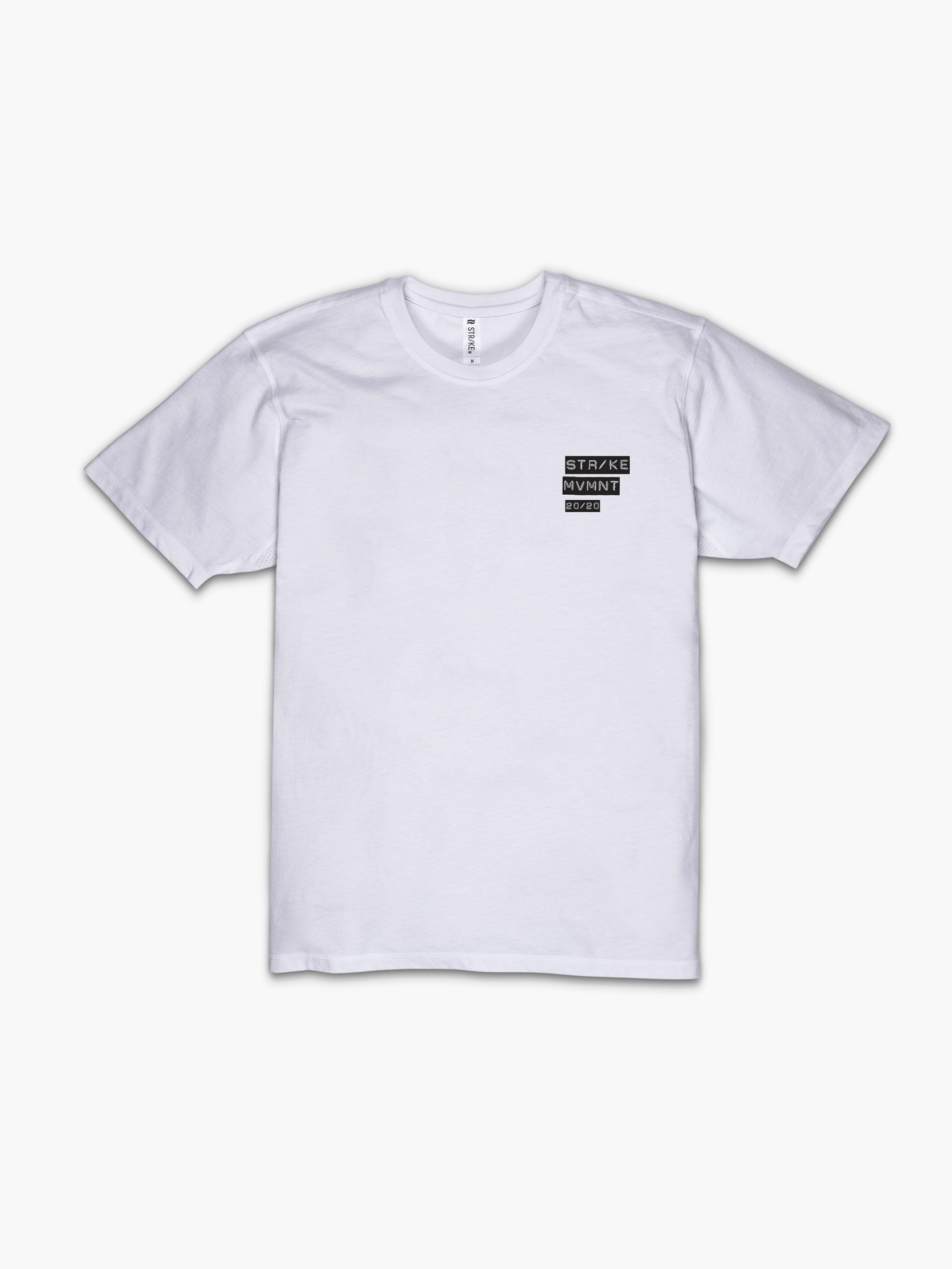 Strike Mvmnt Timeless Vented Tee - Vision Classic White / Black