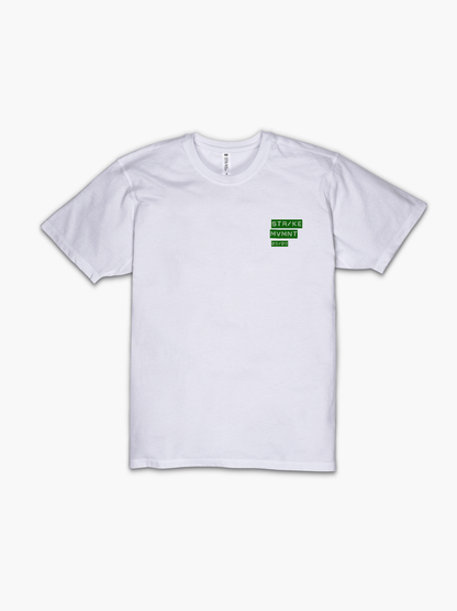 Strike Mvmnt Timeless Vented Tee - Vision Classic White / Green