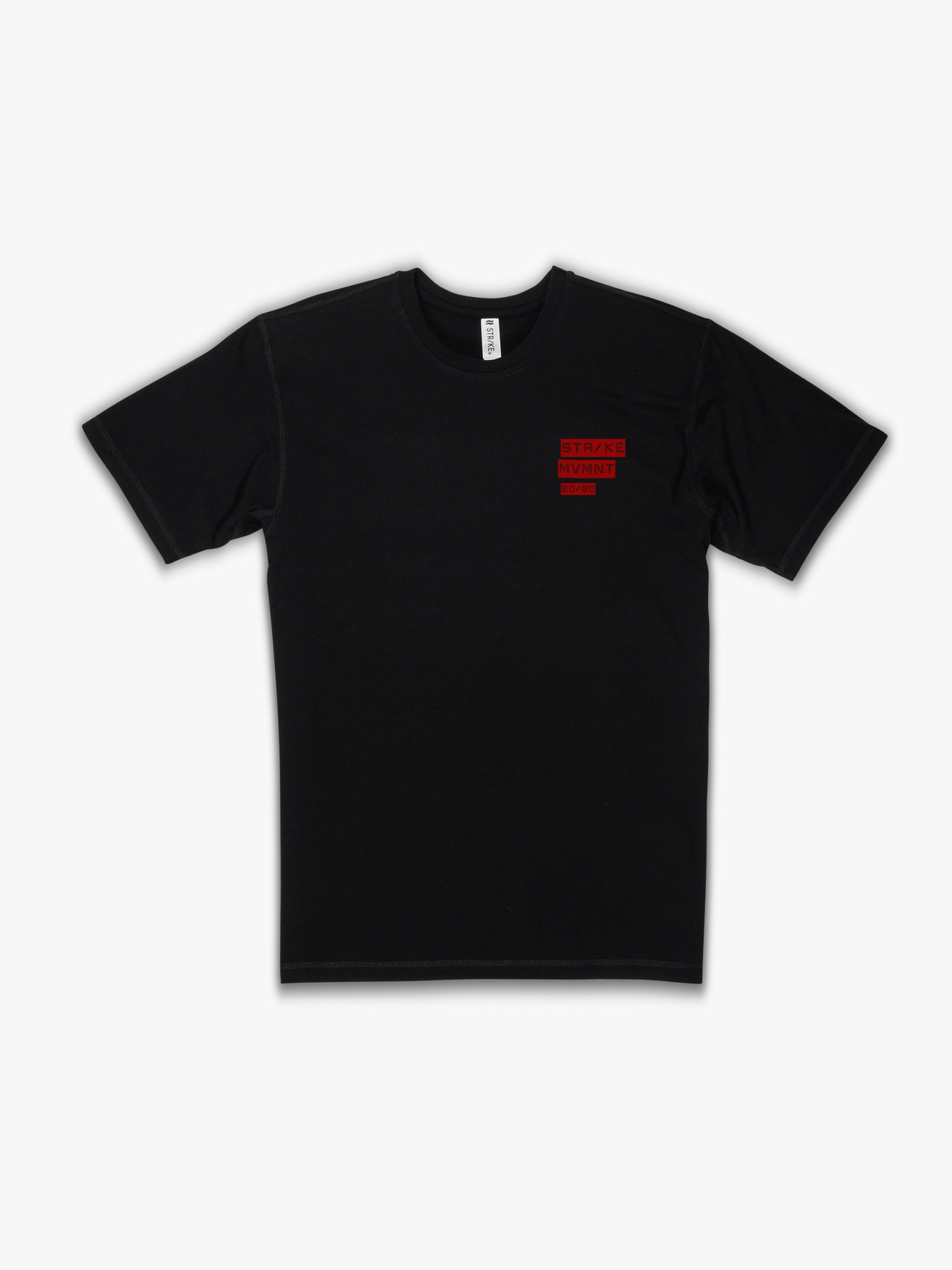 Strike Mvmnt Timeless Vented Tee - Vision Phantom Black / Red