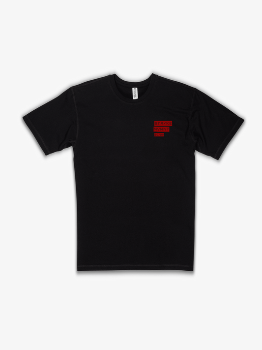 Strike Mvmnt Timeless Vented Tee - Vision Phantom Black / Red