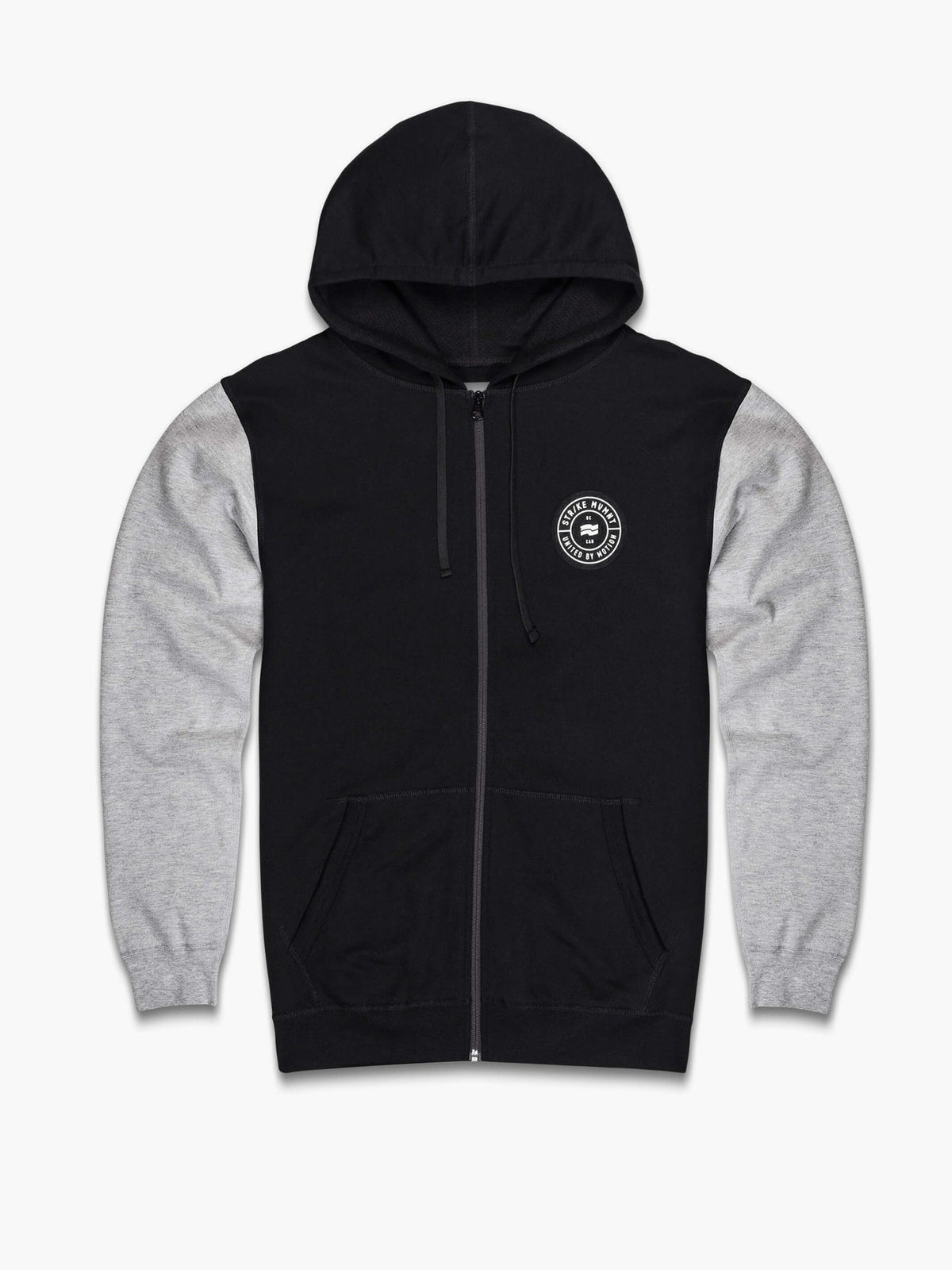 Strike Mvmnt Keeper Zip Hoodie - Limited Phantom / Grey Terry Fleece