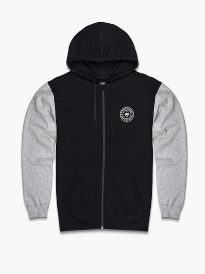 Strike Mvmnt Keeper Zip Hoodie - Limited Phantom / Grey Terry Fleece
