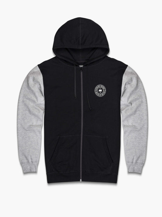 Strike Mvmnt Keeper Zip Hoodie - Limited Phantom / Grey Terry Fleece
