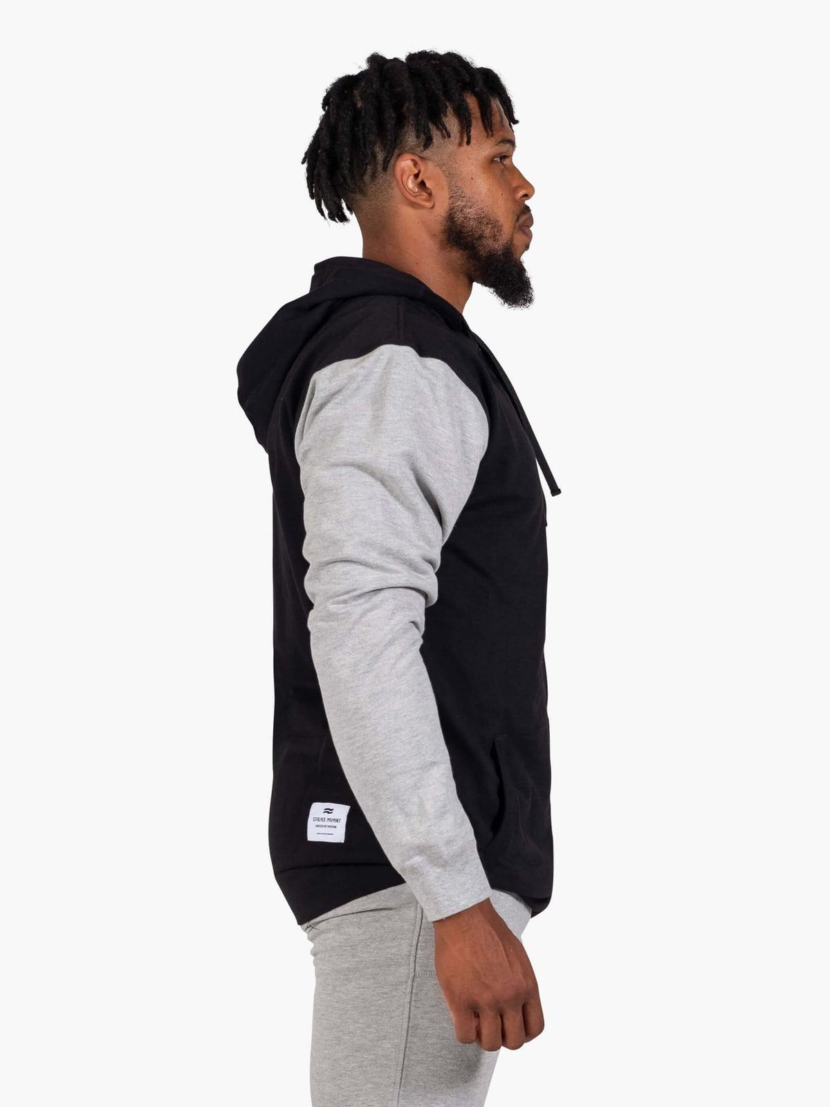 Strike Mvmnt Keeper Zip Hoodie - Limited Phantom / Grey Terry Fleece