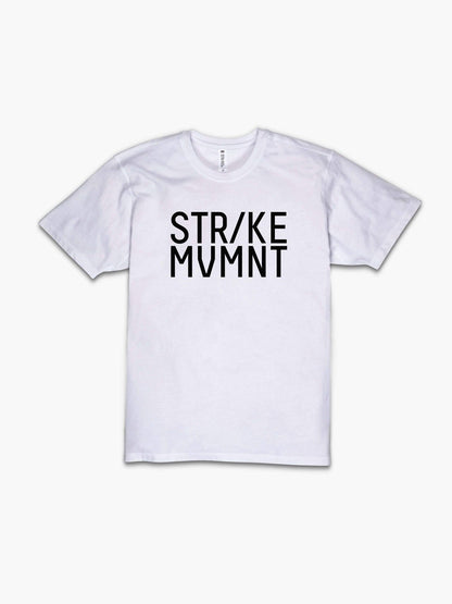 Strike Mvmnt Timeless Vented Tee - Corp Stack Classic White