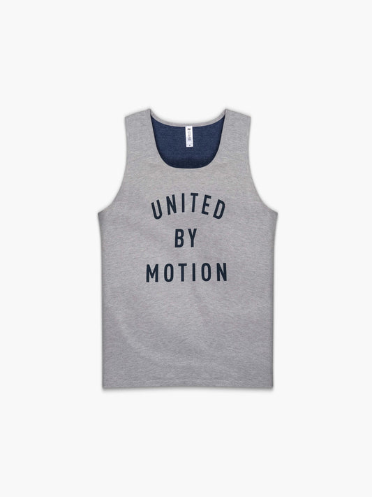 Strike Mvmnt Reversible League Tank - United Lunar Grey / Navy Blue