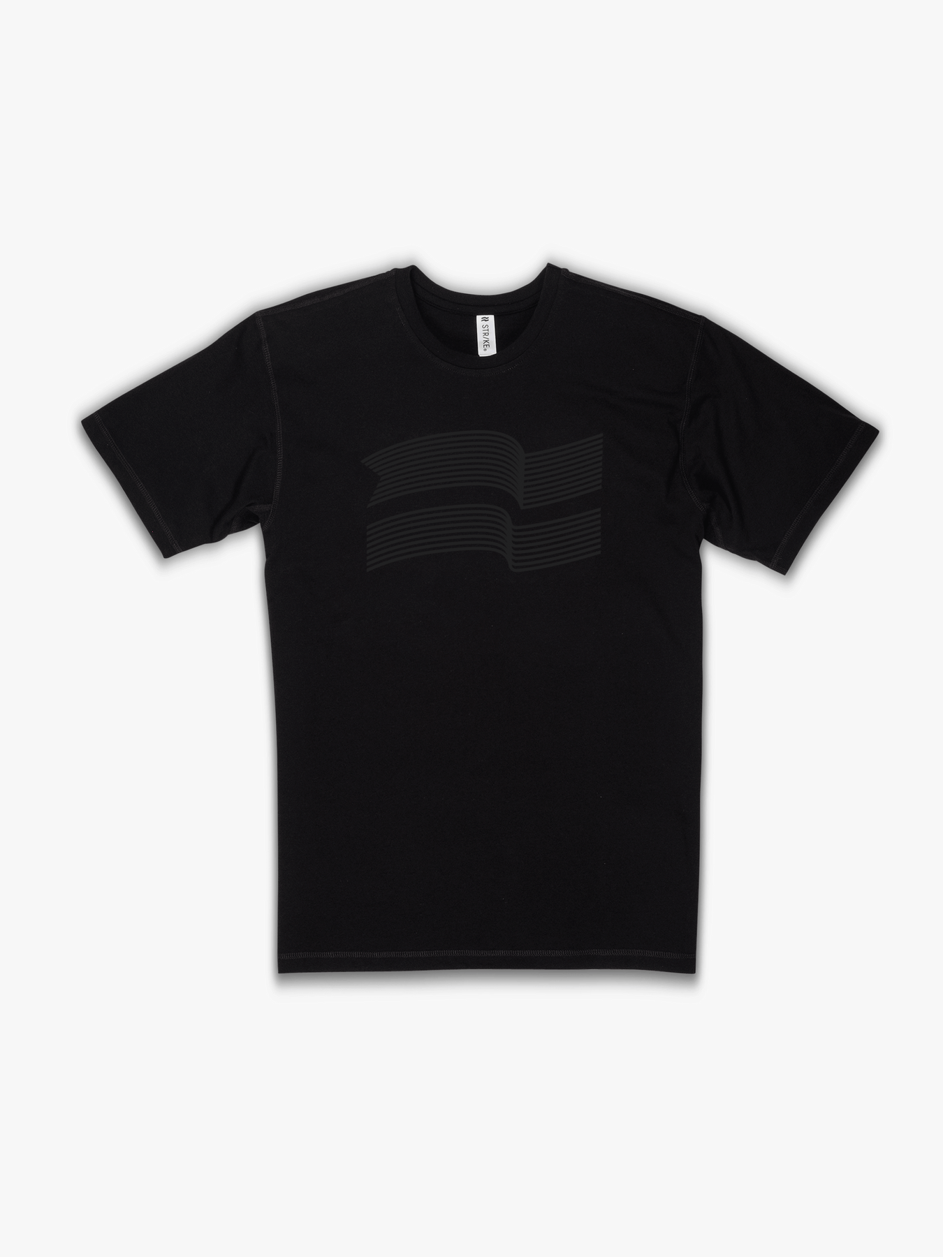 Strike Mvmnt Timeless Vented Tee - Variable Phantom Black