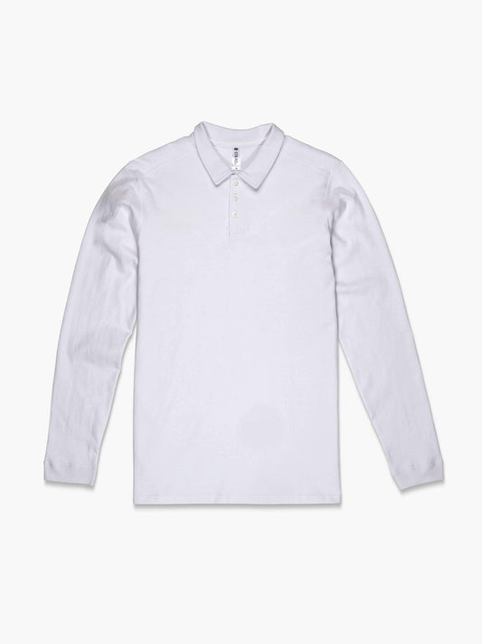 Strike Mvmnt Heavyweight Rugby Shirt Clean White Heavy Jersey