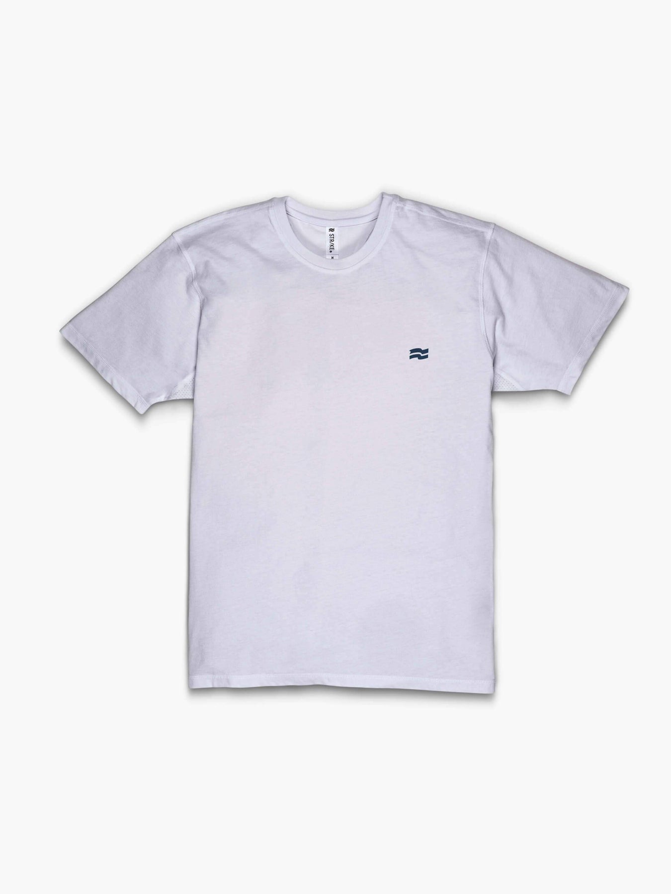 Strike Mvmnt Timeless Vented Tee - Pattern Classic White