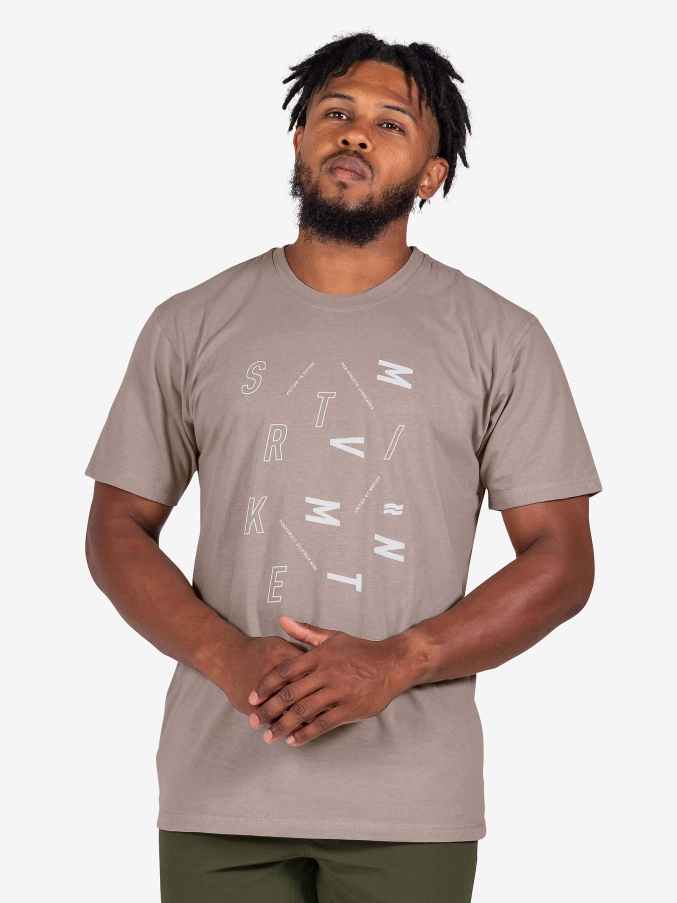 Strike Mvmnt Timeless Vented Tee - Scatter Atmosphere