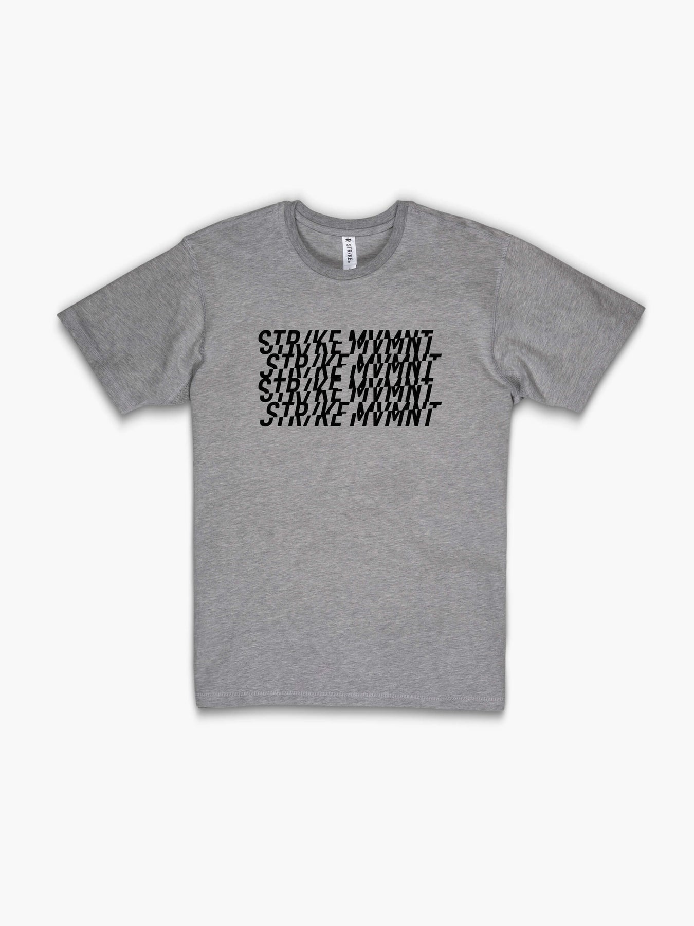 Strike Mvmnt Timeless Vented Tee - Taped Lunar Grey