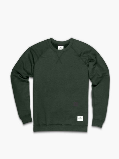 Strike Mvmnt Classic Crewneck Burnt Olive Terry Fleece