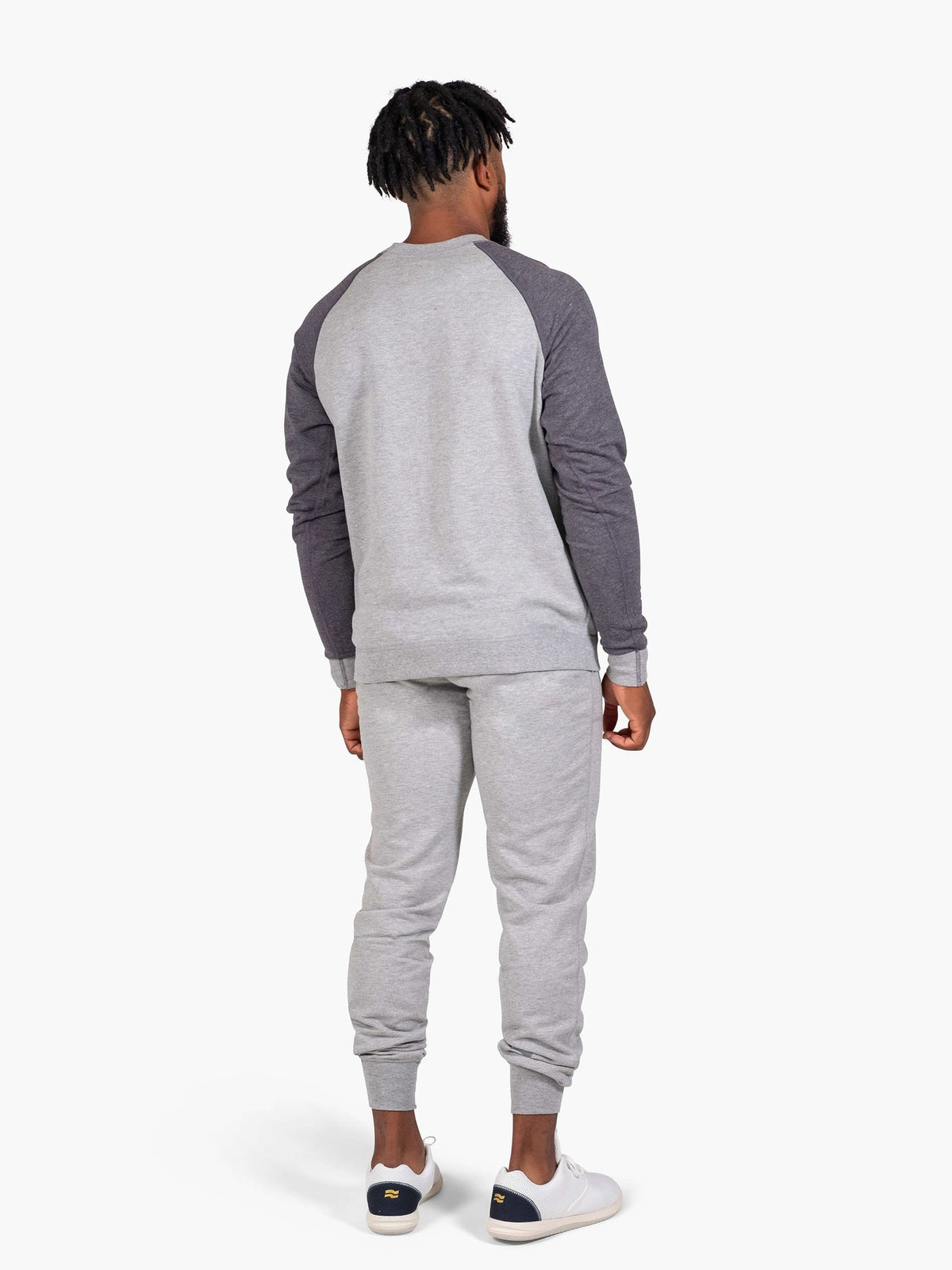 Strike Mvmnt Classic Crewneck - Stamp Lunar / Storm Terry Fleece