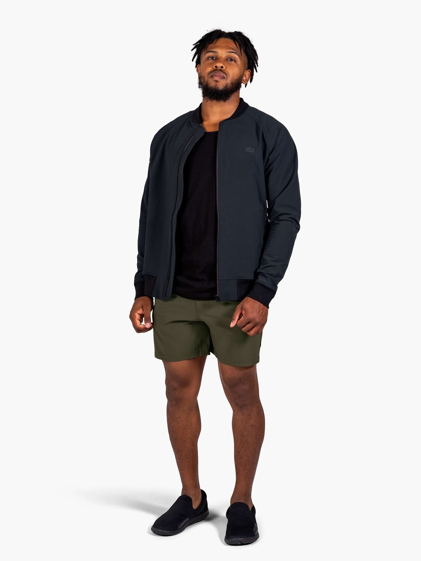 Strike Mvmnt FWD Bomber Jacket Phantom Black Ripstop