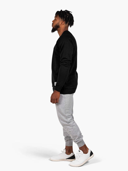 Strike Mvmnt Classic Crewneck Phantom Black Terry Fleece
