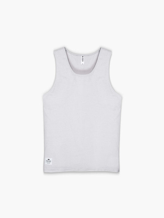 Strike Mvmnt League Tank Chalk White Jersey Mesh