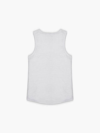 Strike Mvmnt League Tank Chalk White Jersey Mesh