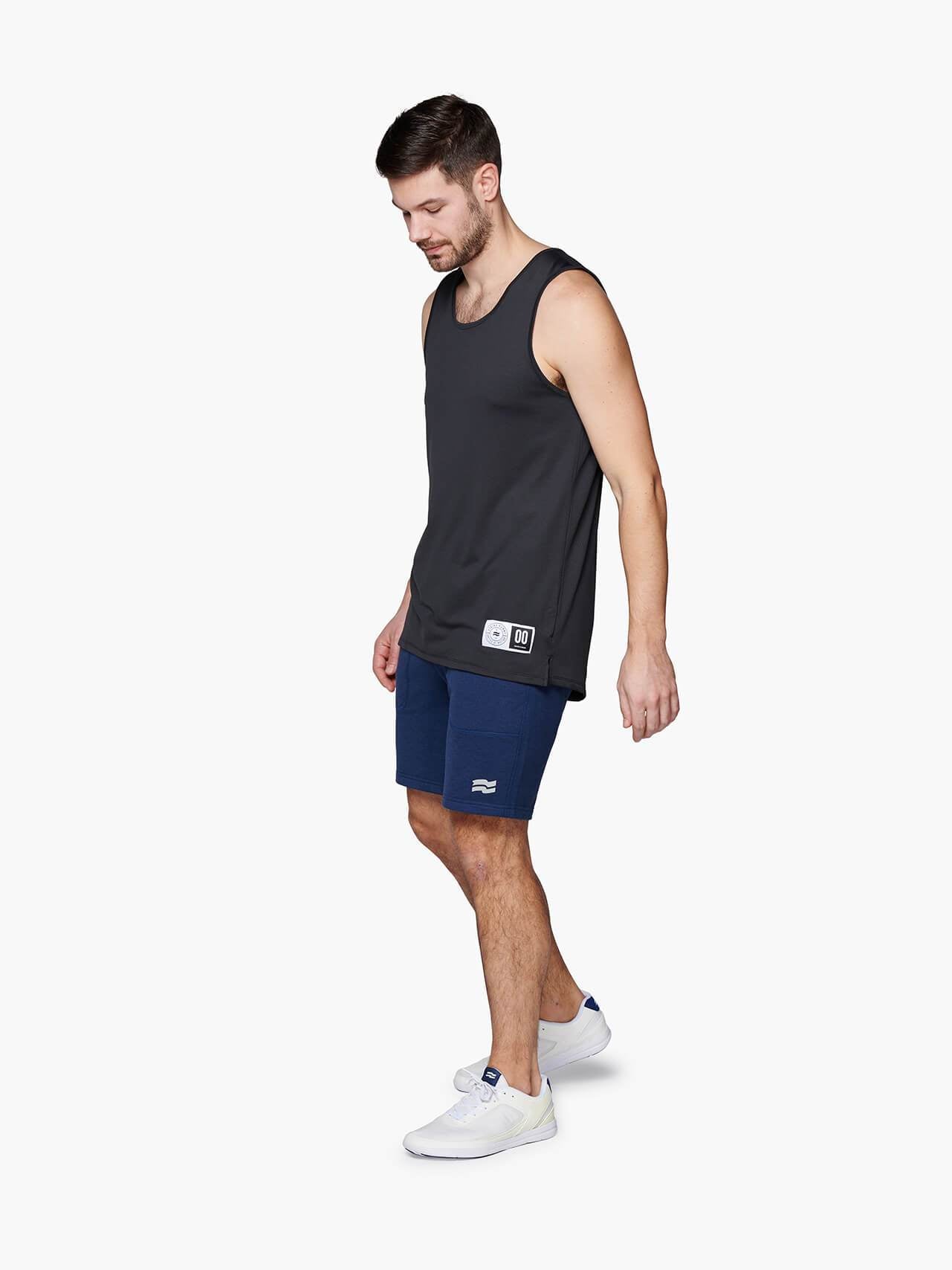 Strike Mvmnt Session Tank Phantom Black Chill Mesh