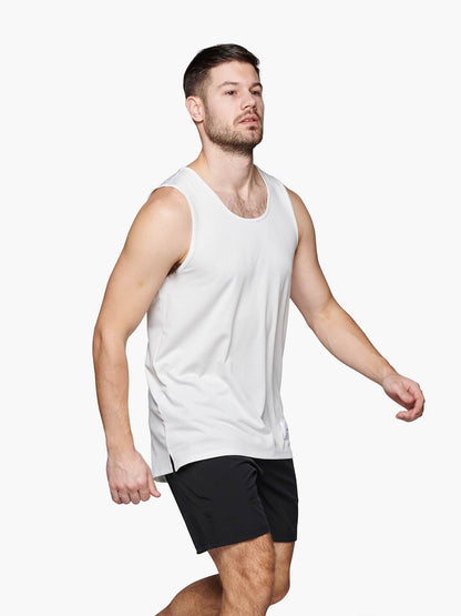 Strike Mvmnt Session Tank Classic White Chill Mesh